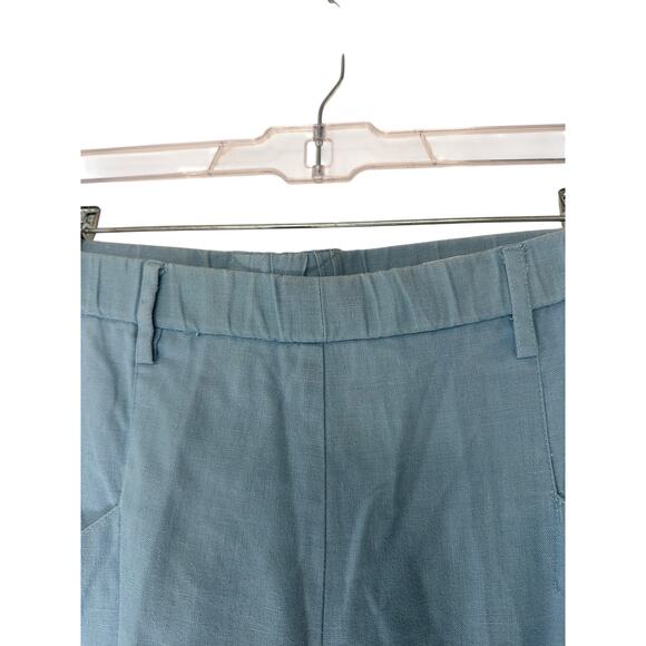 Christian Dior Actifs Pants Women's Blue Basic Casual Pull On Cropped Medium - Picture 4 of 11